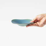 岩佐昌昭 / 平皿5寸 青