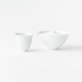 白磁 輪花茶杯