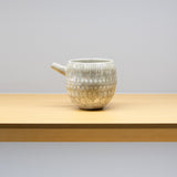 <tc>Hideki Yamamoto / Glass Glaze Mishima-Style Sake Server</tc>