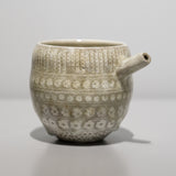 <tc>Hideki Yamamoto / Glass Glaze Mishima-Style Sake Server</tc>