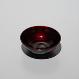 <tc>Takao Togashi / Aizu Tamamushi-nuri Flat Sake Cup</tc>