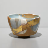 <tc>Hosai Matsubayashi / Tea Bowl Geppaku Overglaze (Gold Paint)</tc>