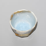 <tc>Hosai Matsubayashi / Sake Cup Geppaku Glaze (Gold Paint)</tc>