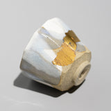 <tc>Hosai Matsubayashi / Sake Cup Geppaku Glaze (Gold Paint)</tc>