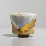 <tc>Hosai Matsubayashi / Sake Cup Geppaku Glaze (Gold Paint)</tc>