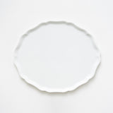 木瓜オーバルプレート 28cm 白磁