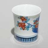 鍋島 石楠花文 ぐい呑