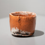 柳下季器 / 赤加賀ぐい呑(一点物)