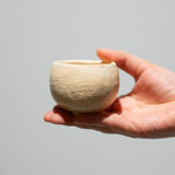<tc>Hideki Yanashita / White Raku Sake Cup</tc>