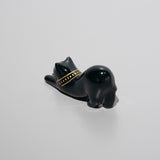 青釉ミニオーナメント「黒猫」