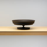 <transcy>Sinafu Footed Dish 7.0 / Hotei (Smoke Grey)</transcy>