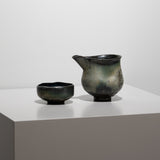 <tc>Eijiro Tokunaga / Kuro-Arita (DX) Cylinder-Shaped Sake Server</tc>