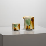 <tc>Sho Kumamoto / Yusai Sake Server (Tricolored glaze)</tc>