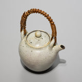 山崎さおり / 炭化粉引 土瓶 中(一点物)