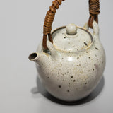 山崎さおり / 炭化粉引 土瓶 中(一点物)