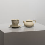 森本仁 / 白花 茶器