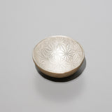 伊藤成二 / 麻の葉紋 銀彩茶杯(中)薄茶色