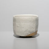 <tc>Raizan Yasunaga / White Karatsu Four-sided Tea Bowl</tc>
