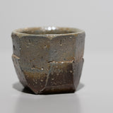 藤田祥 / 彩備前面取りぐい呑(一点物)