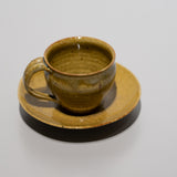 中里太亀 / 黄唐津デミタス(一点物)