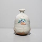 <tc>Hiroki Onishi / Akahada Tokkuri Sake Flask (Birds and Flowers)</tc>