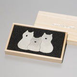 <tc>Chopsticks Rest 3pcs Set / Cats</tc>