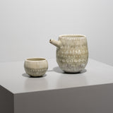 <tc>Hideki Yamamoto / Glass Glaze Mishima-Style Sake Cup B</tc>
