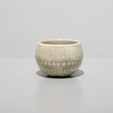 <tc>Hideki Yamamoto / Glass Glaze Mishima-Style Sake Cup B</tc>