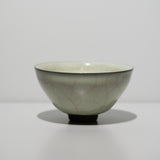 木村展之 / 米色瓷茶碗(一点物)
