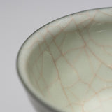 木村展之 / 米色瓷茶碗(一点物)