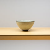 木村展之 / 米色瓷茶碗(一点物)