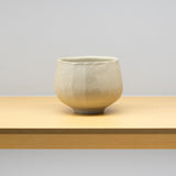 森本仁 / 白花 茶碗(一点物)