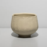 森本仁 / 白花 茶碗(一点物)