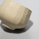 森本仁 / 白花 茶碗(一点物)