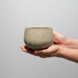 森本仁 / 白花 茶碗(一点物)