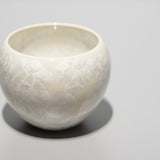 花結晶(白)お茶呑茶碗
