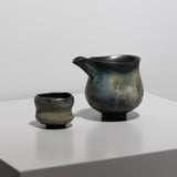 <tc>Eijiro Tokunaga / Kuro-Arita Cylinder-Shaped Sake Server</tc>