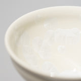 花結晶 白 抹茶碗