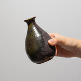 <tc>Masahiko Imanishi / Black Tanba Sake Flask</tc>