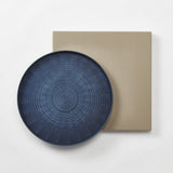 Round Rays Tray (ホワイトシカモア・藍染) - HULS Gallery Tokyo