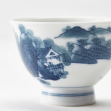 <transcy>Sansui Tea Cup with Wooden Box</transcy>