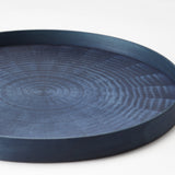 Round Rays Tray (ホワイトシカモア・藍染) - HULS Gallery Tokyo