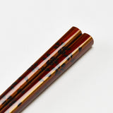 細角箸(白檀)光輪夜桜セット