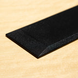 <tc>Takao Togashi / Rectangle Plate in Brush Pattern S (Black)</tc>