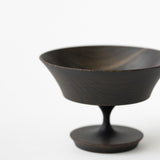 SINAFU デザートボウル 羽反 Black - HULS GALLERY TOKYO | 現代工芸ギャラリー