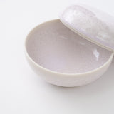 花結晶(桃彩)蓋物