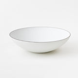 鎬 白磁ブラスト Bowl/L ふち錆あり