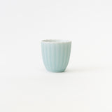 モイスト青磁 菊割湯呑