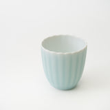 モイスト青磁 菊割湯呑
