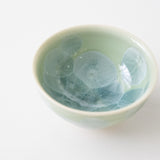 花結晶 緑 ぐい呑